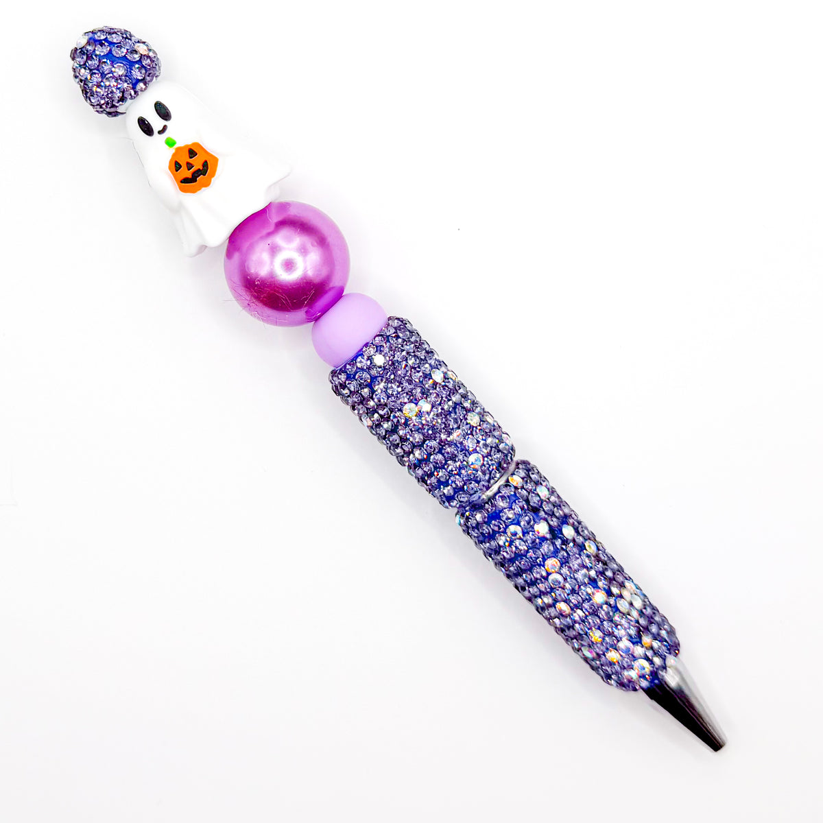 Sparkly Ghost Charm Pen