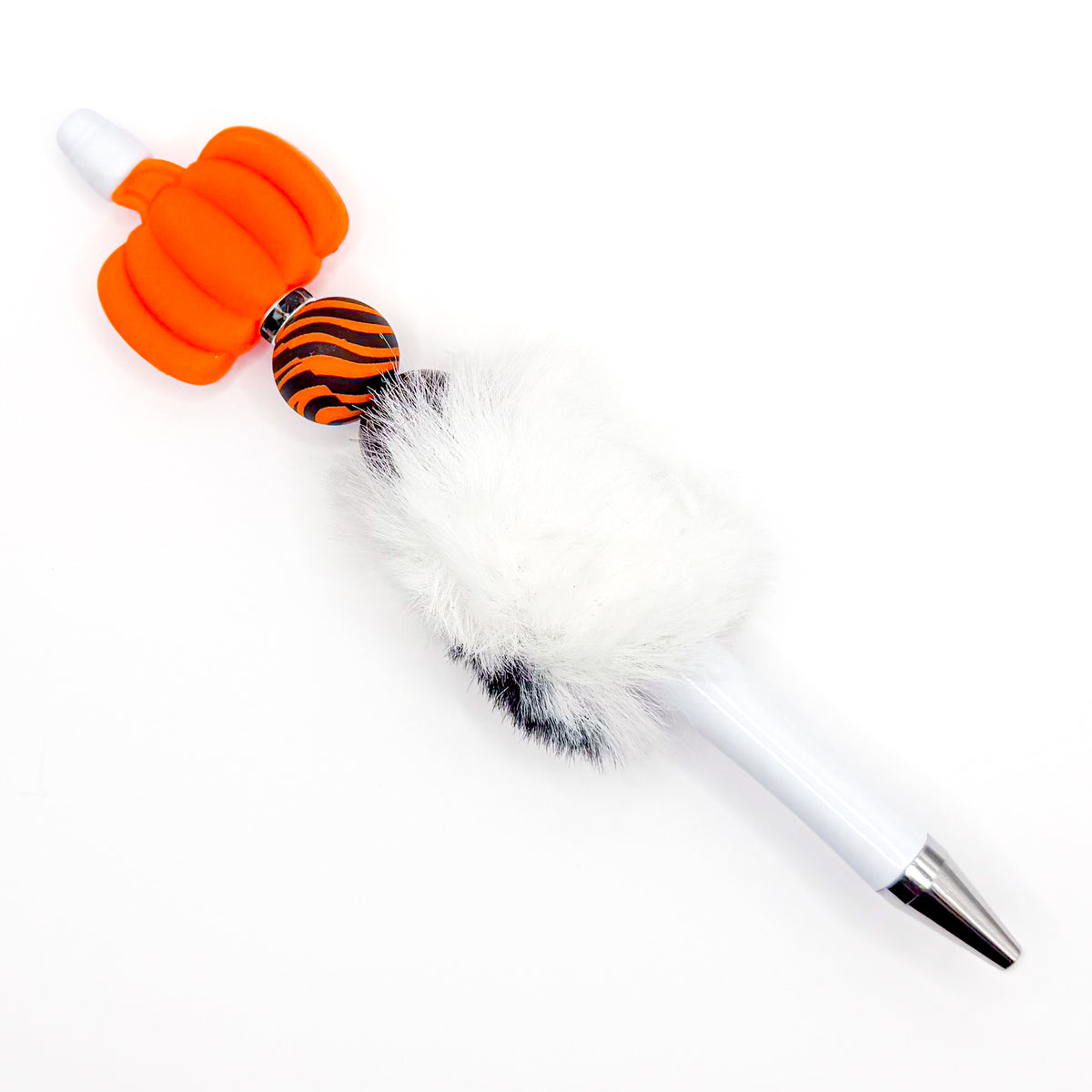 Fluffy Pumpkin Charm Pen