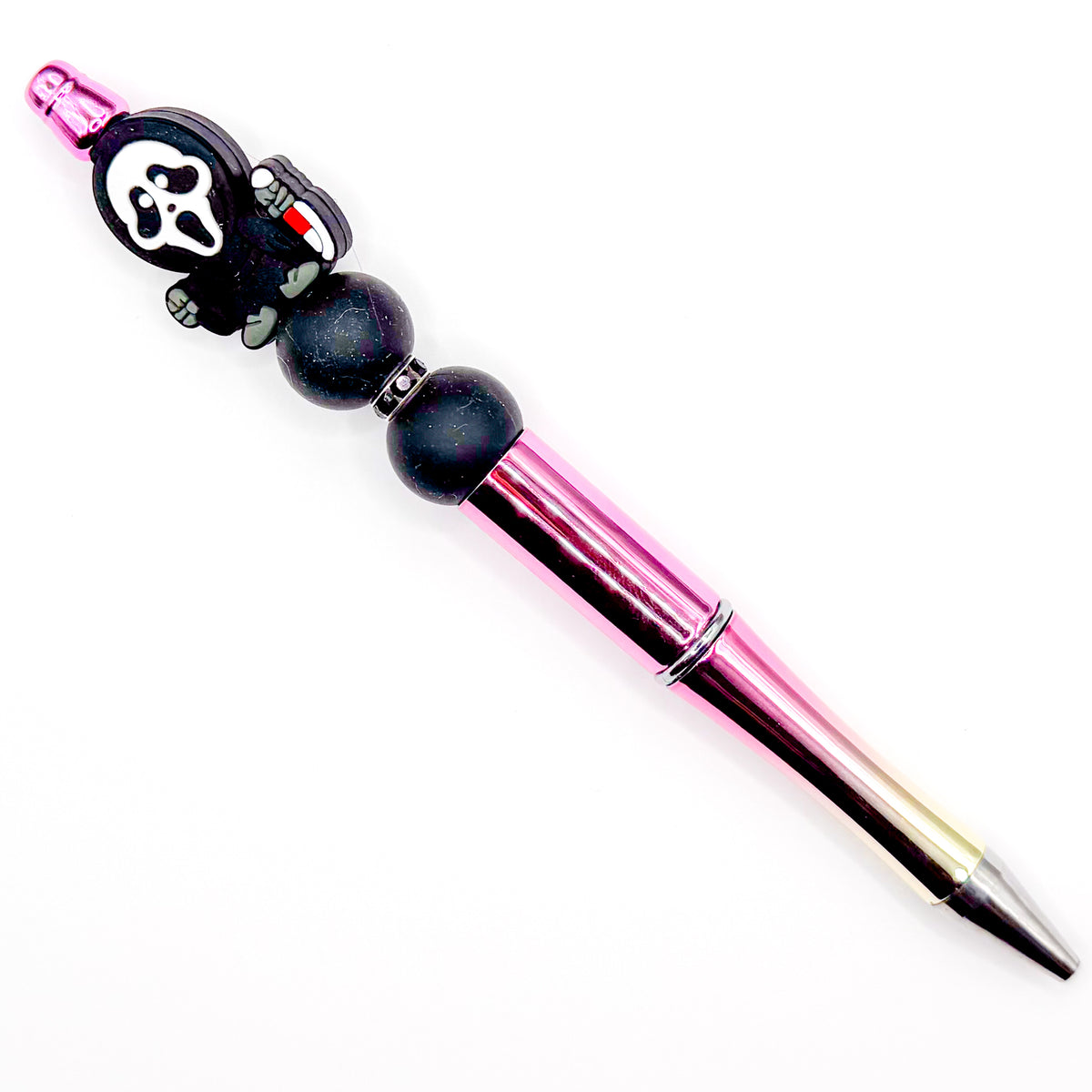 Pink Spooky Guy Charm Pen