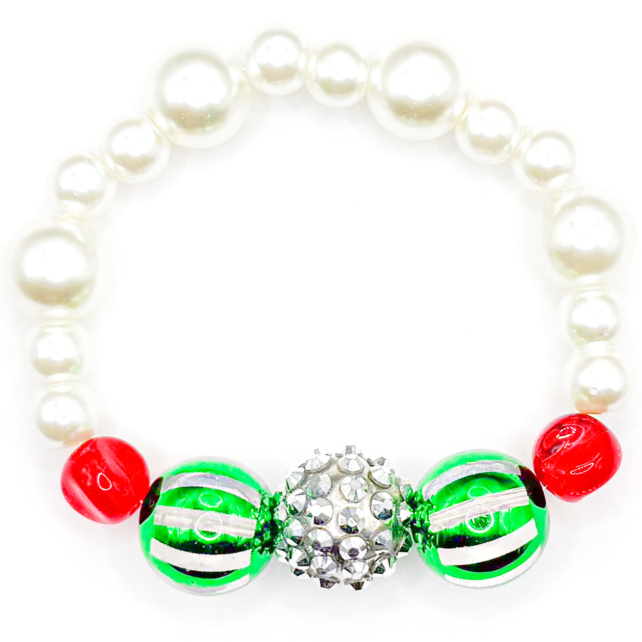 Festive Night Out Glass Beaded Bracelet