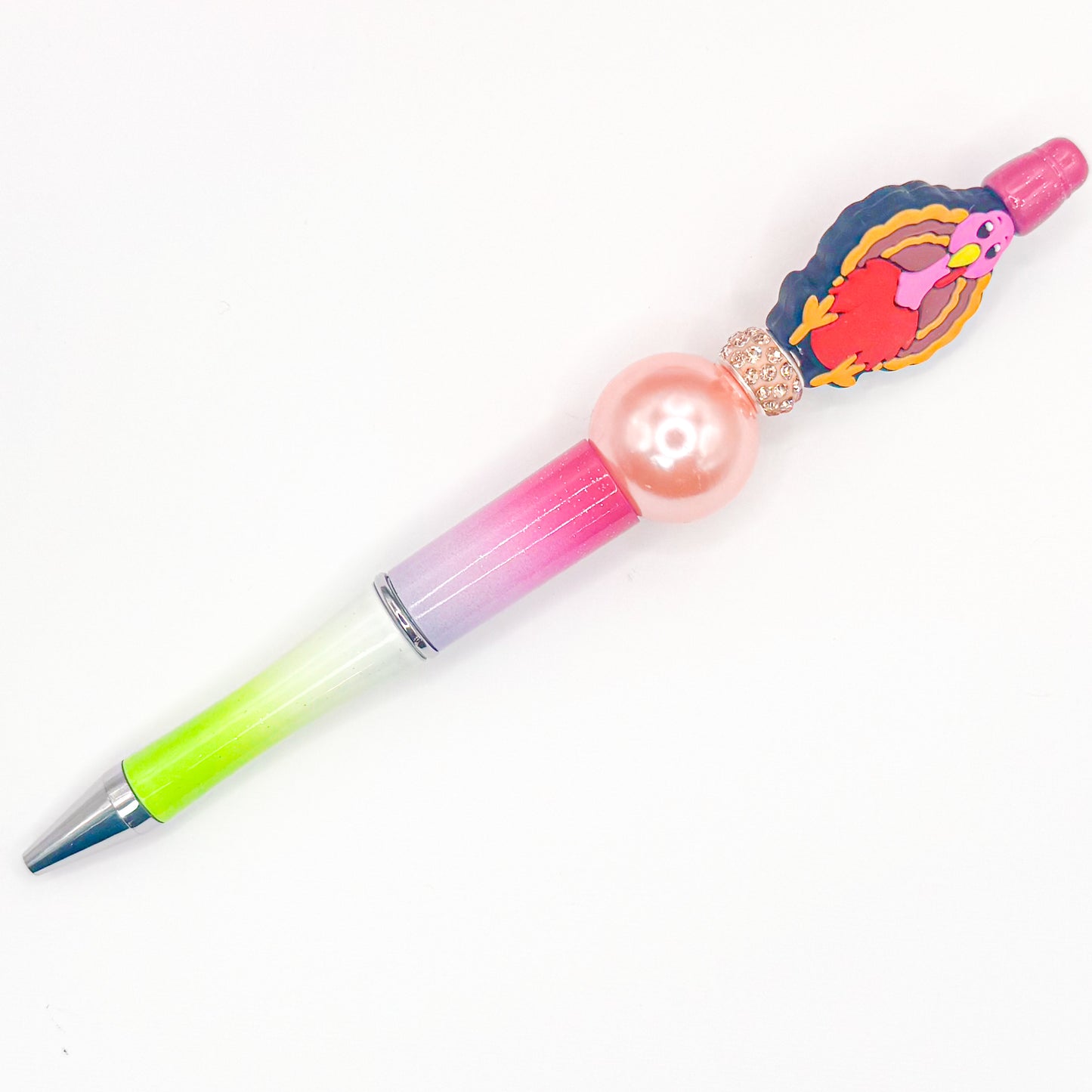 Colorful Thankful Turkey Charm Pen