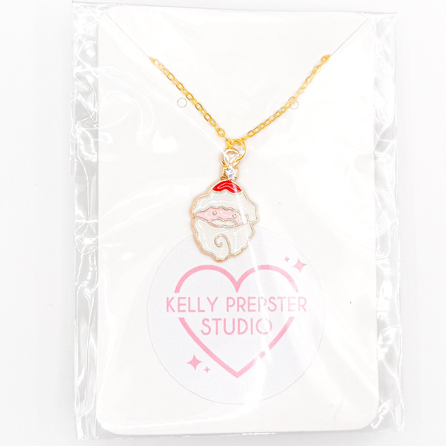 Sparkle Santa Necklace