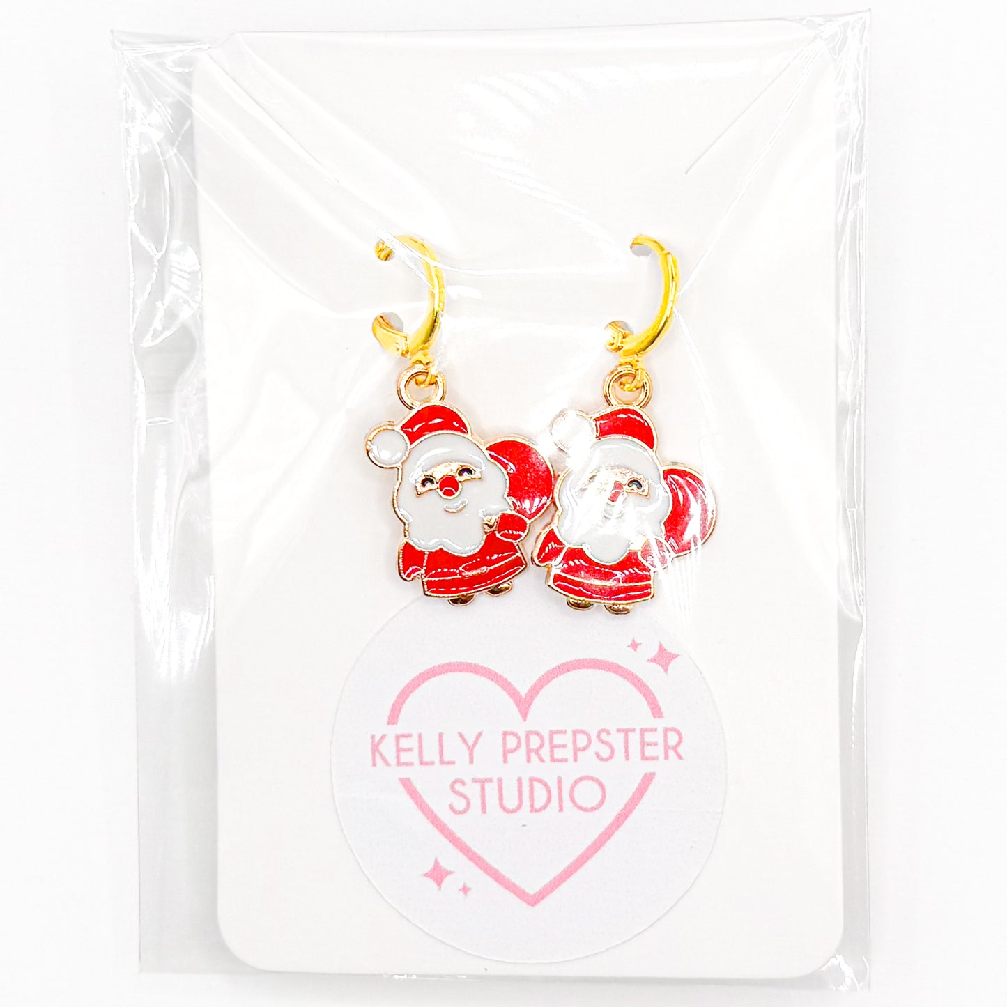 HoHoHo Huggie Earrings