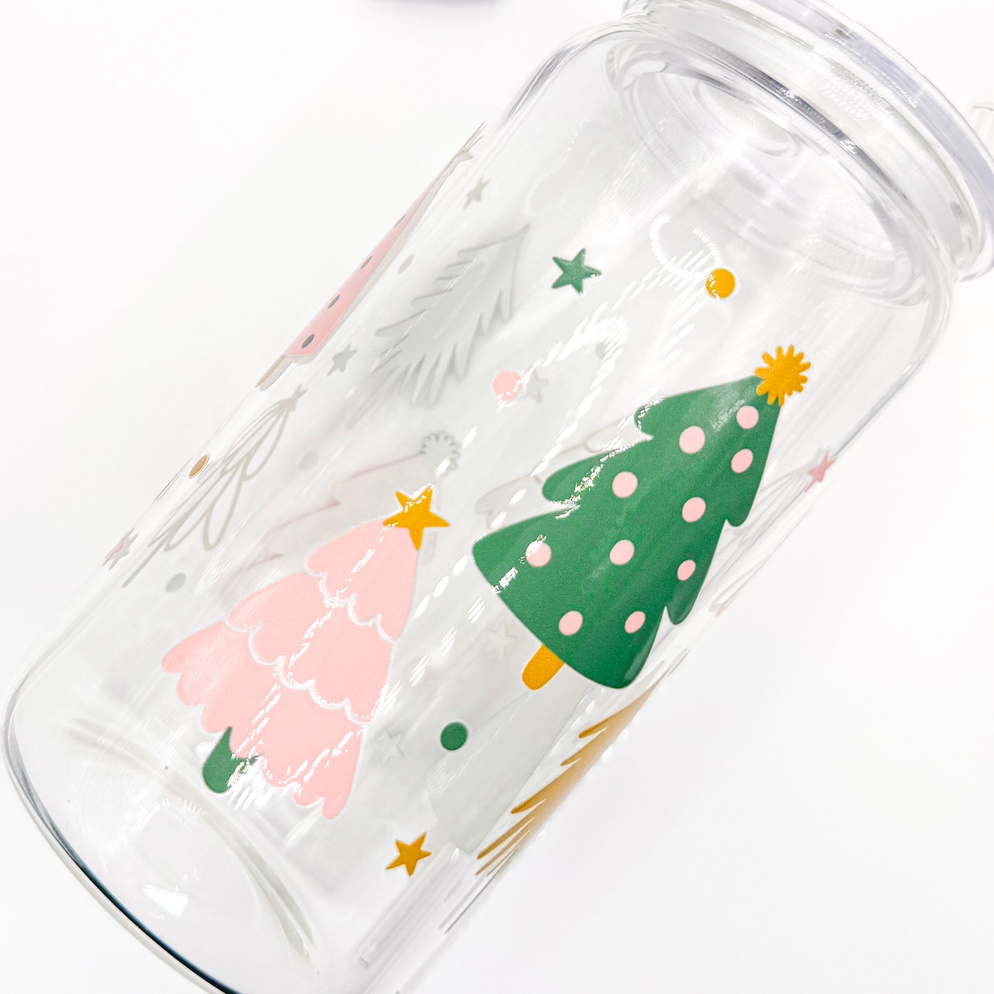 Preppy Christmas Trees Cup - 16oz