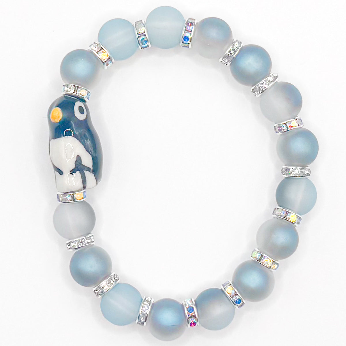 Classic Penguin Glass Beaded Bracelet