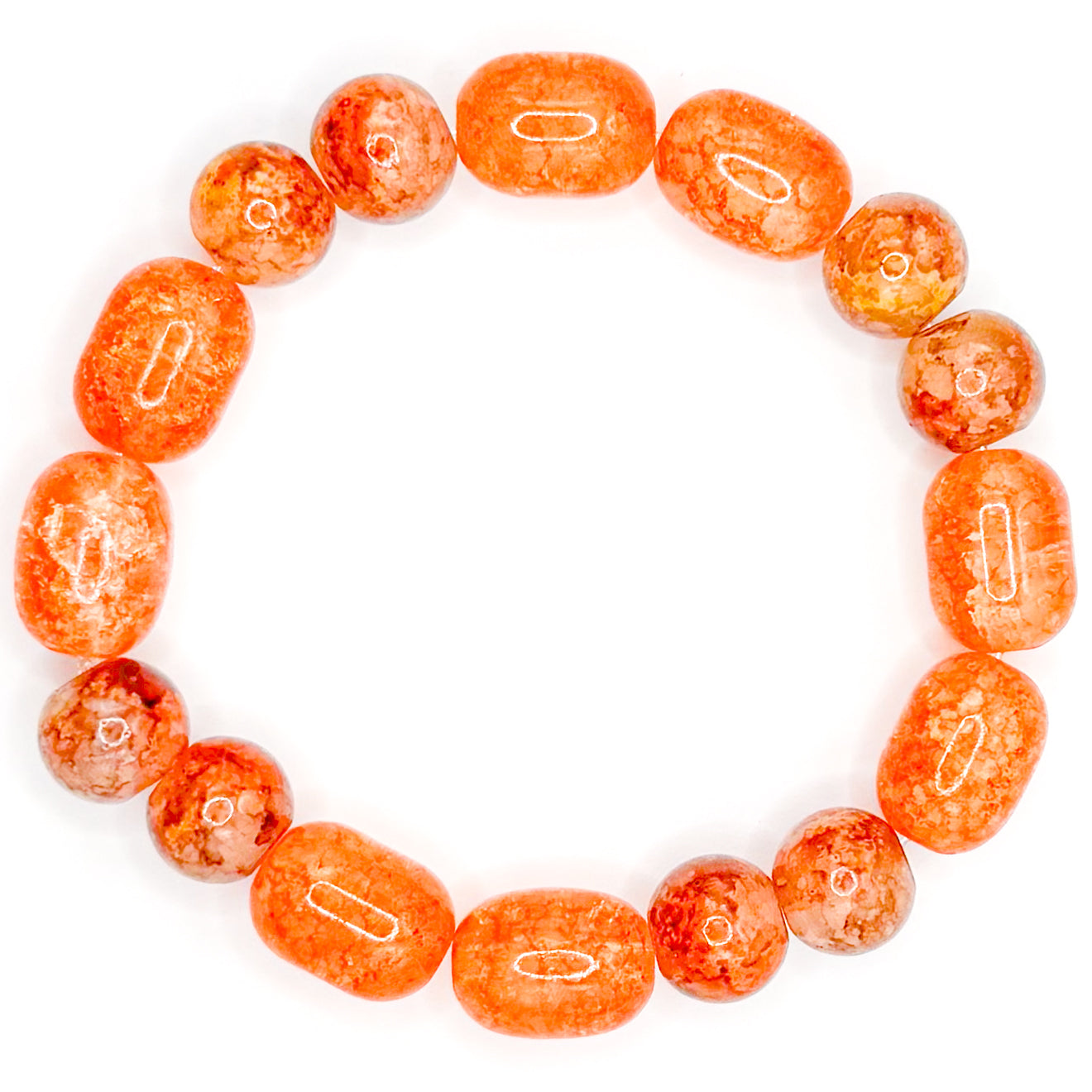 Fall Crystals 1.0 Glass Beaded Bracelet