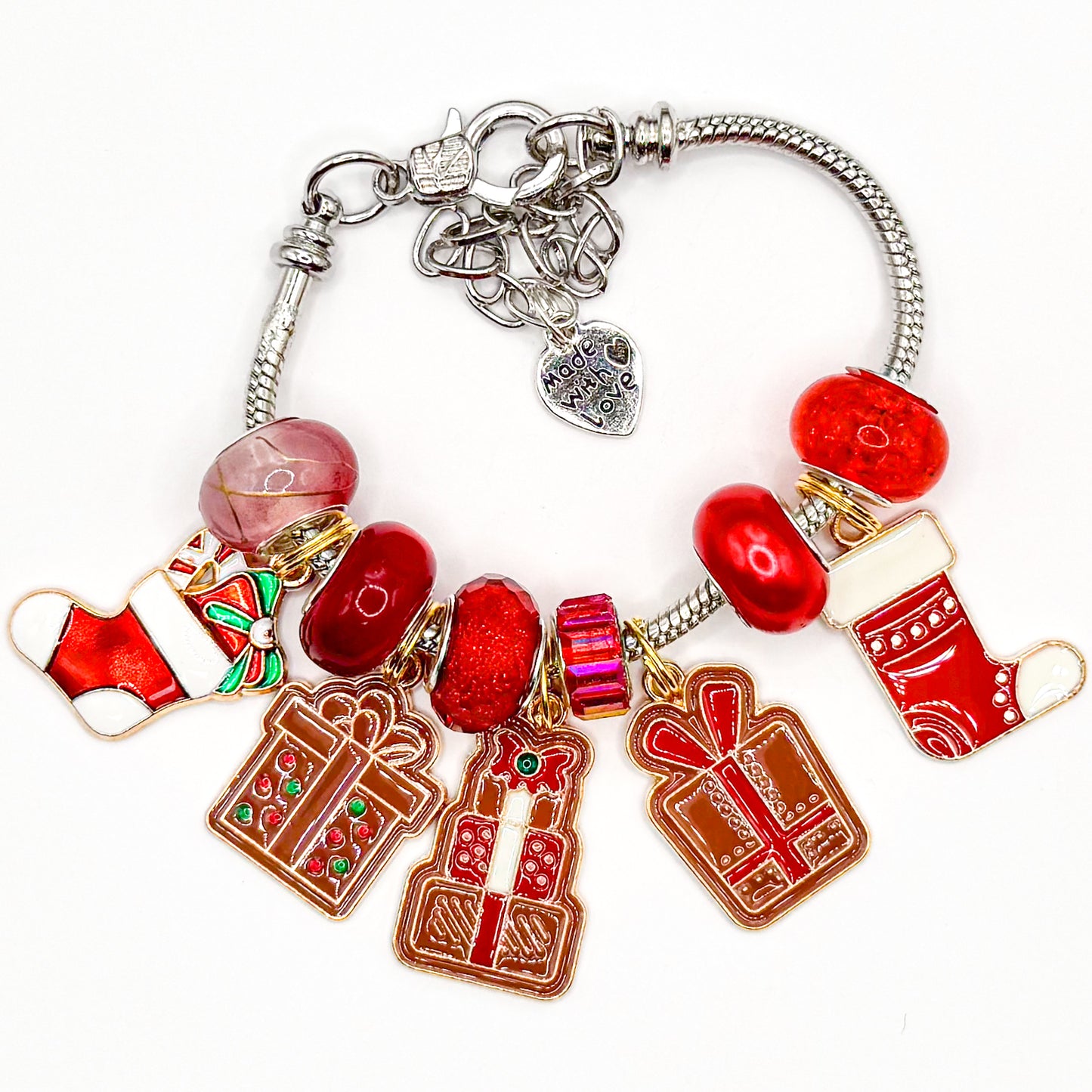 Santa's Gifts European Charm Bracelet