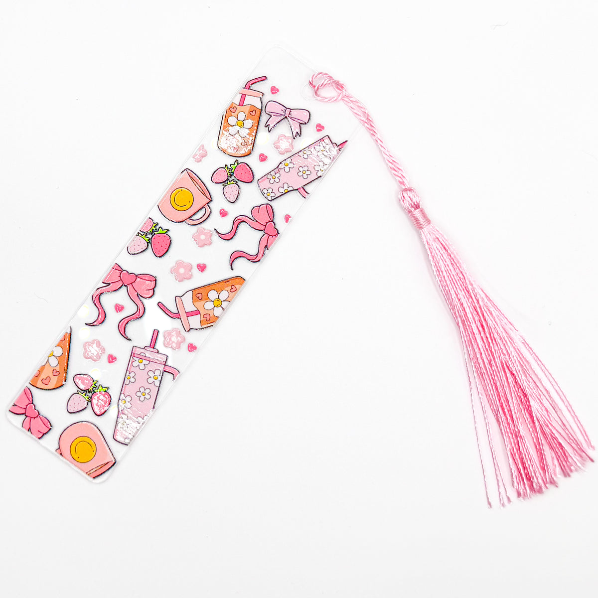 Drink Girly Acrylic Bookmark