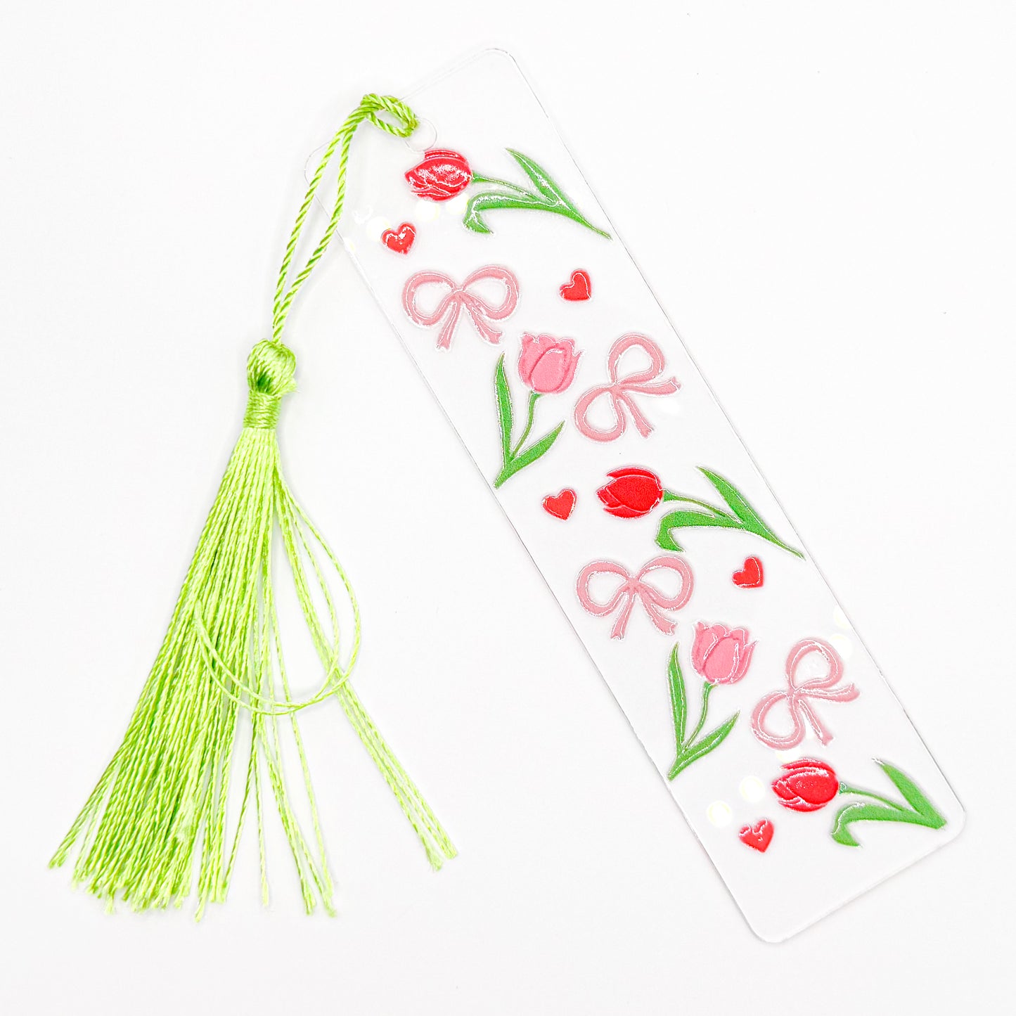 Romantic Roses Acrylic Bookmark