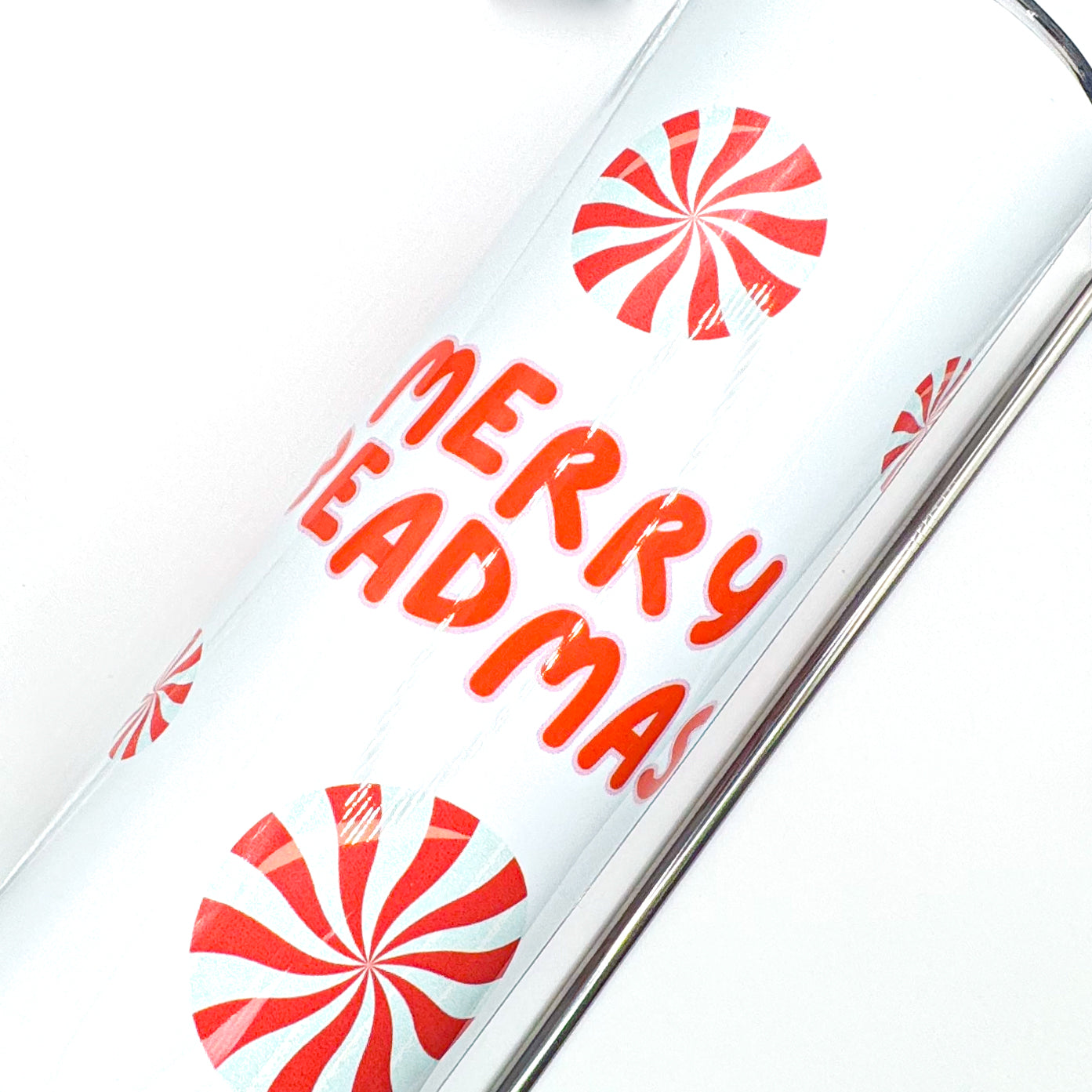 Peppermint Merry Beadmas Tumbler - 20oz