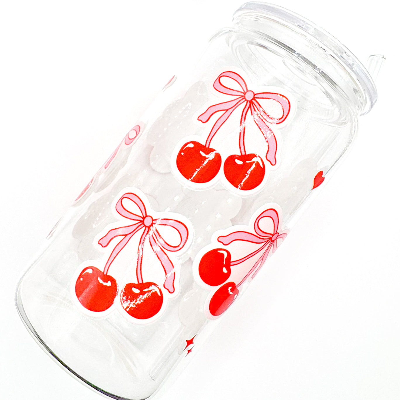 Preppy Cherry Bows Cup - 16oz