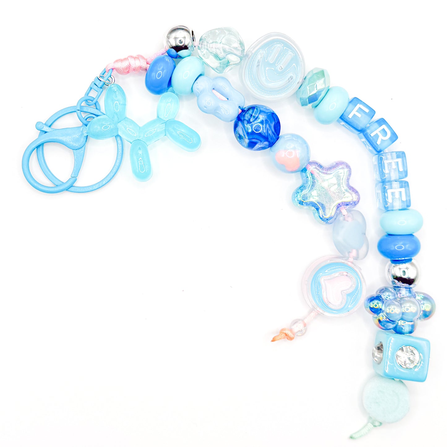 "Free" Blue Bag Charm