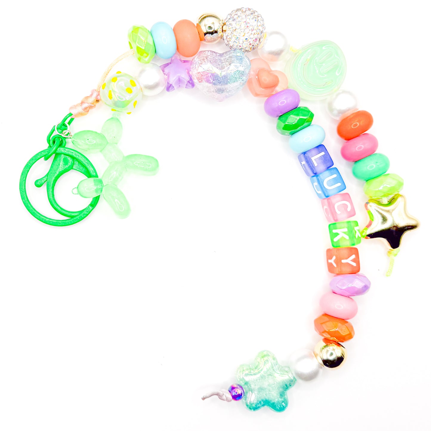 "Lucky" Colorful Bag Charm