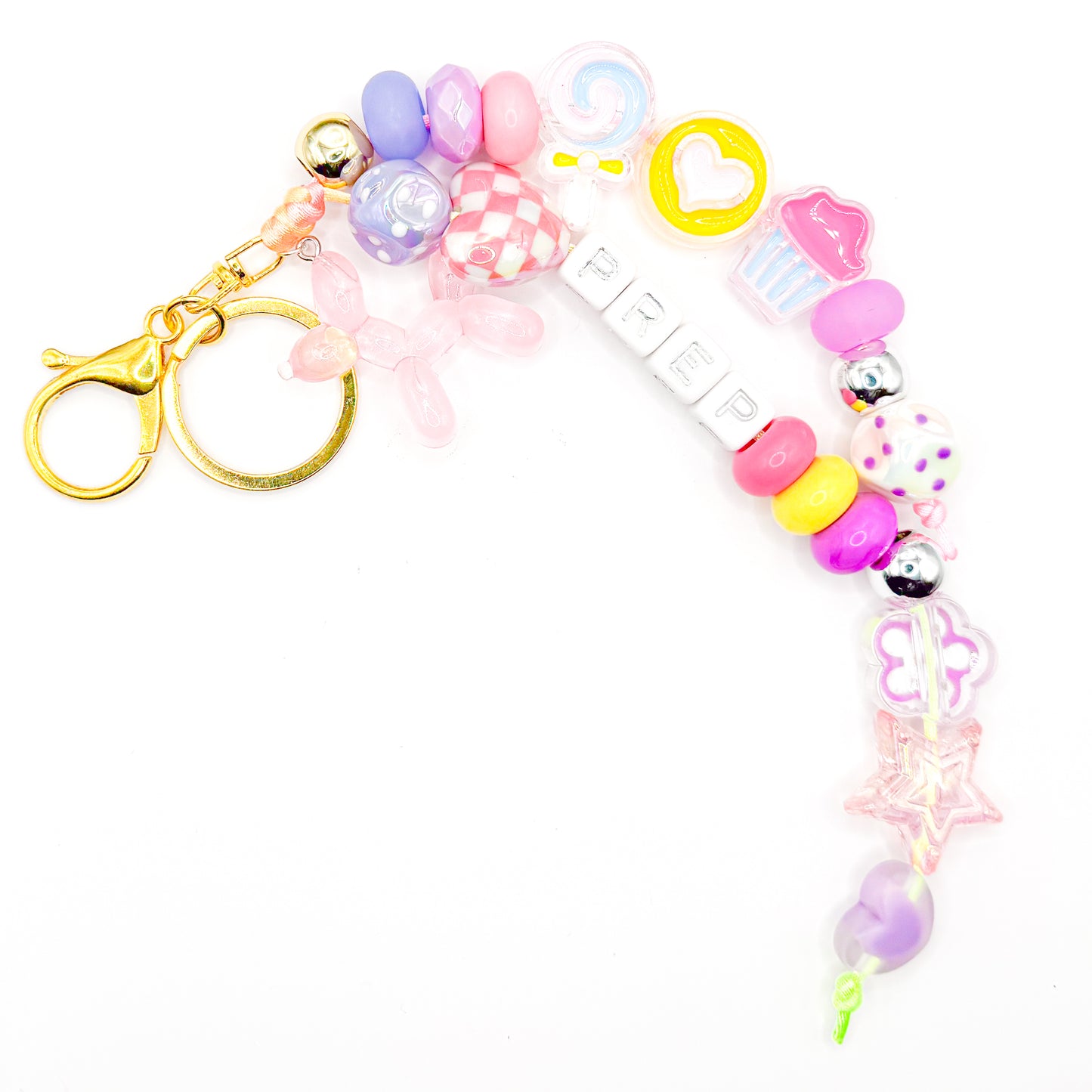 "Prep" Colorful Bag Charm