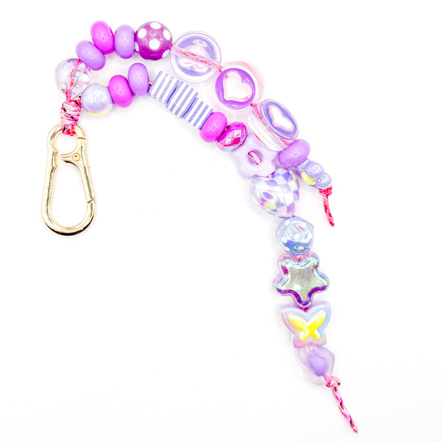 Purple Splash Bag Charm