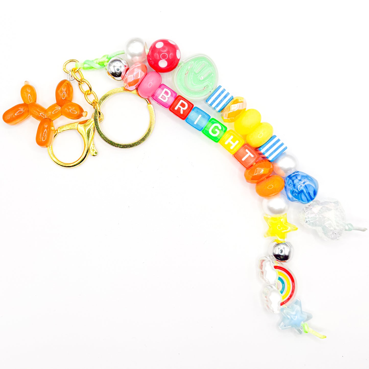 "Bright" Colorful Bag Charm