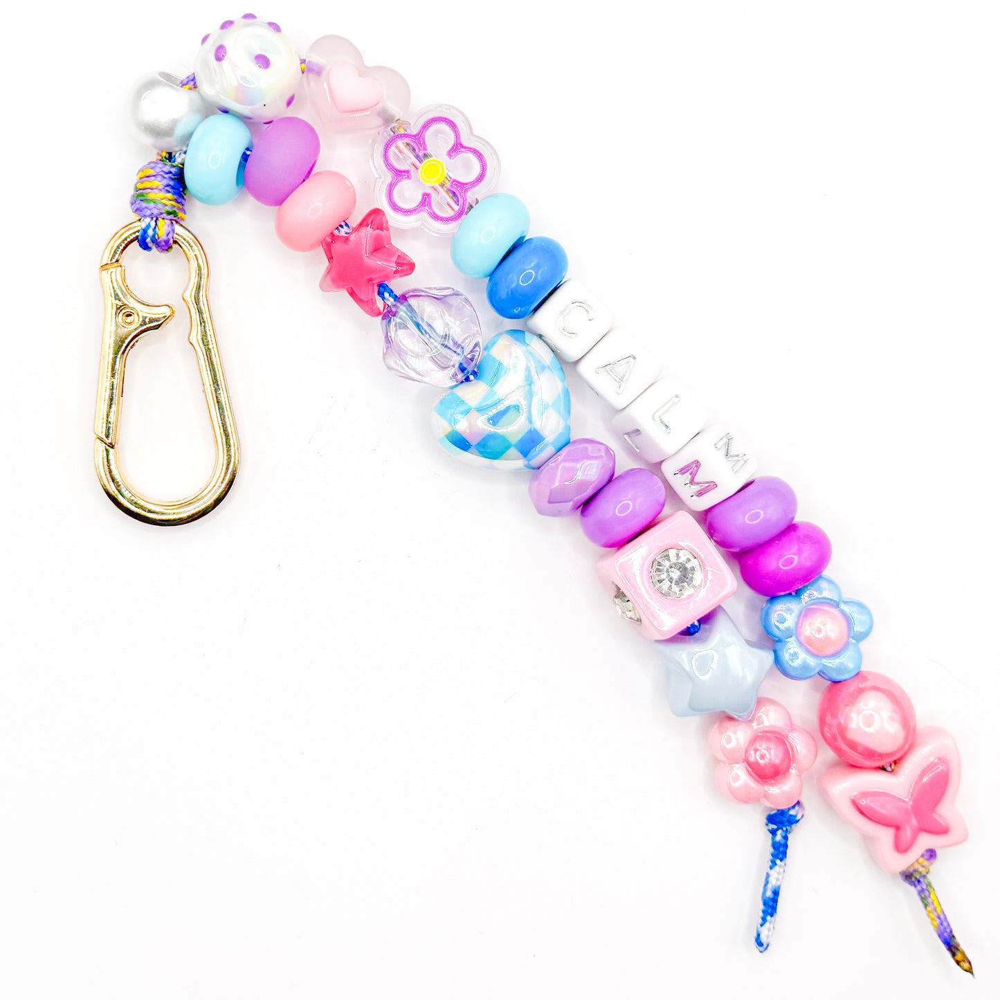 "Calm" Coloful Bag Charm