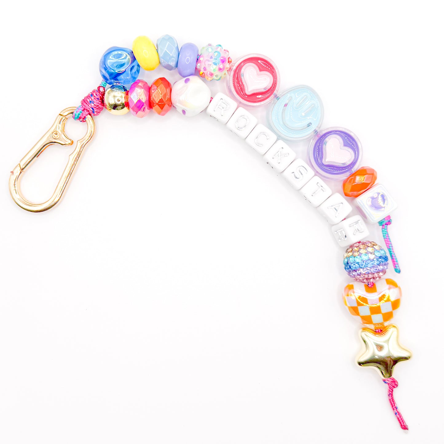 "ROCKSTAR" Colorful Bag Charm
