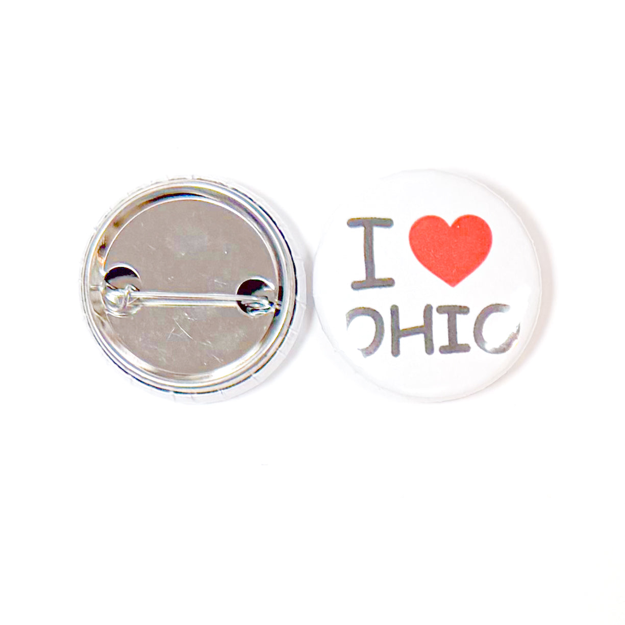 "I Heart OHIO" 1.25 Inch Button