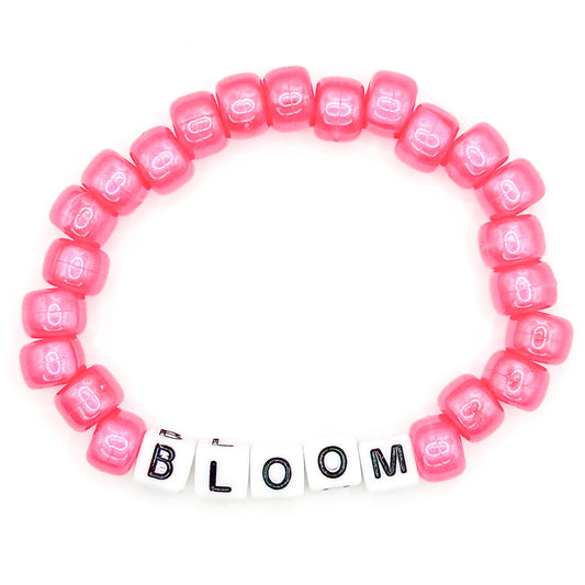 Pink "Bloom"  Beaded bracelet