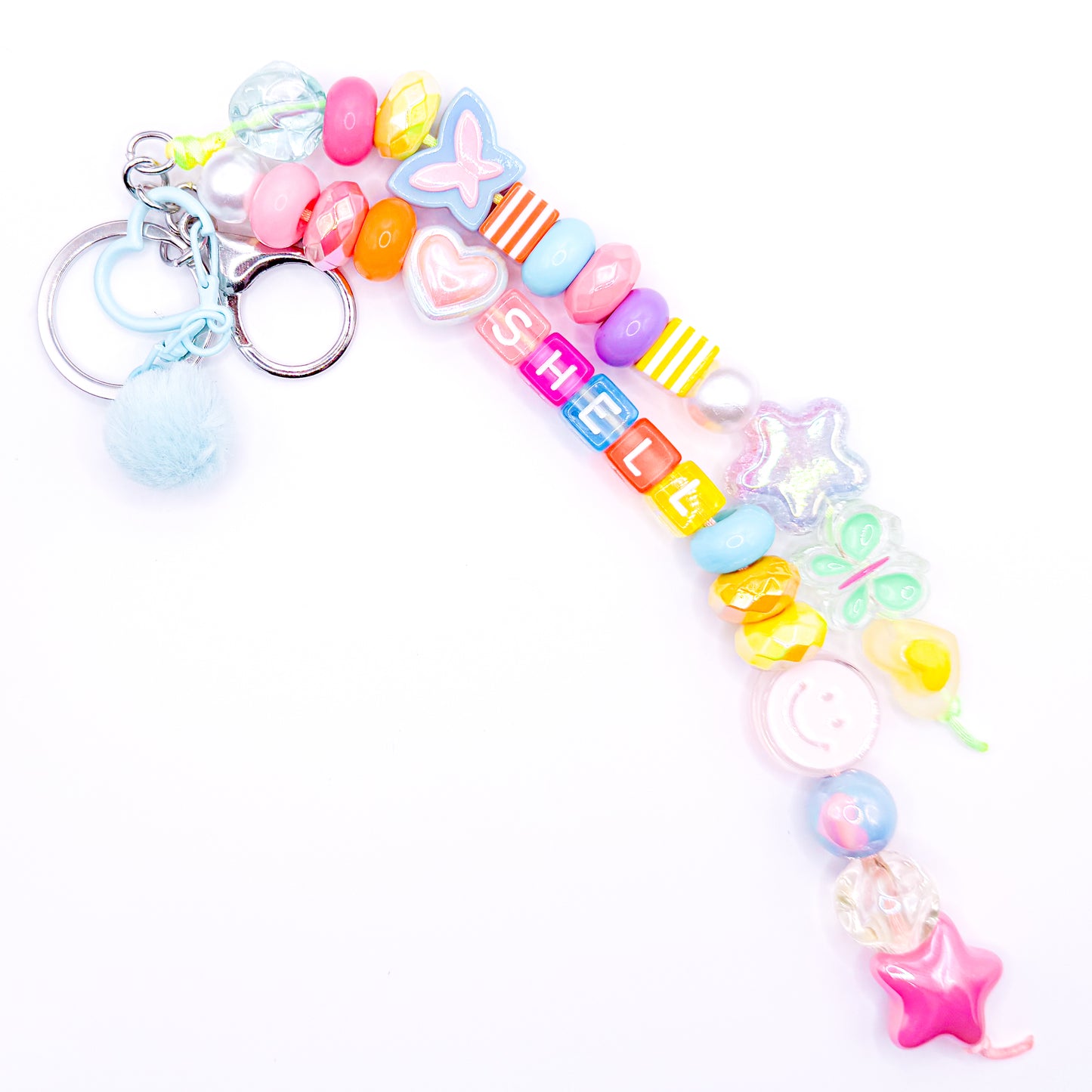 Beachy "SHELL" Colorful Bag Charm