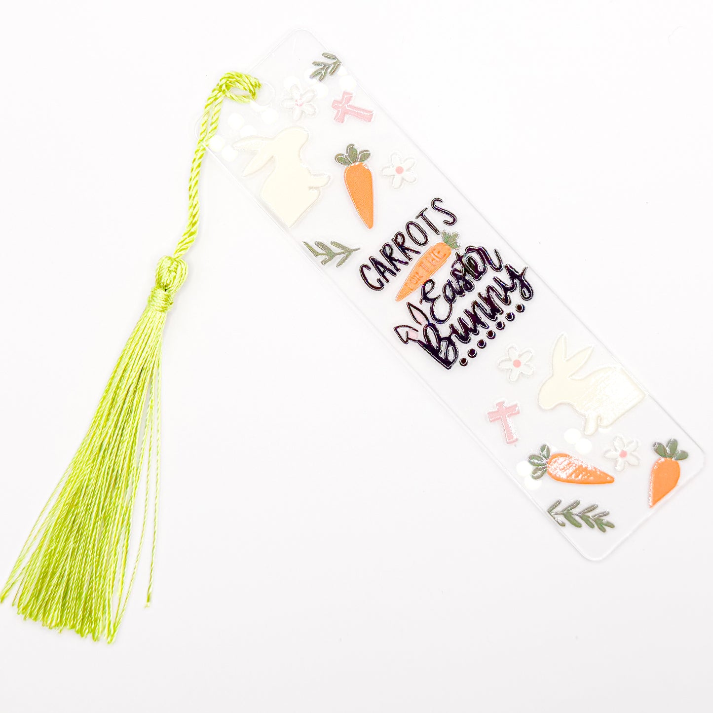 "Carrots For The Easter Bunny" Acrylic Bookmark