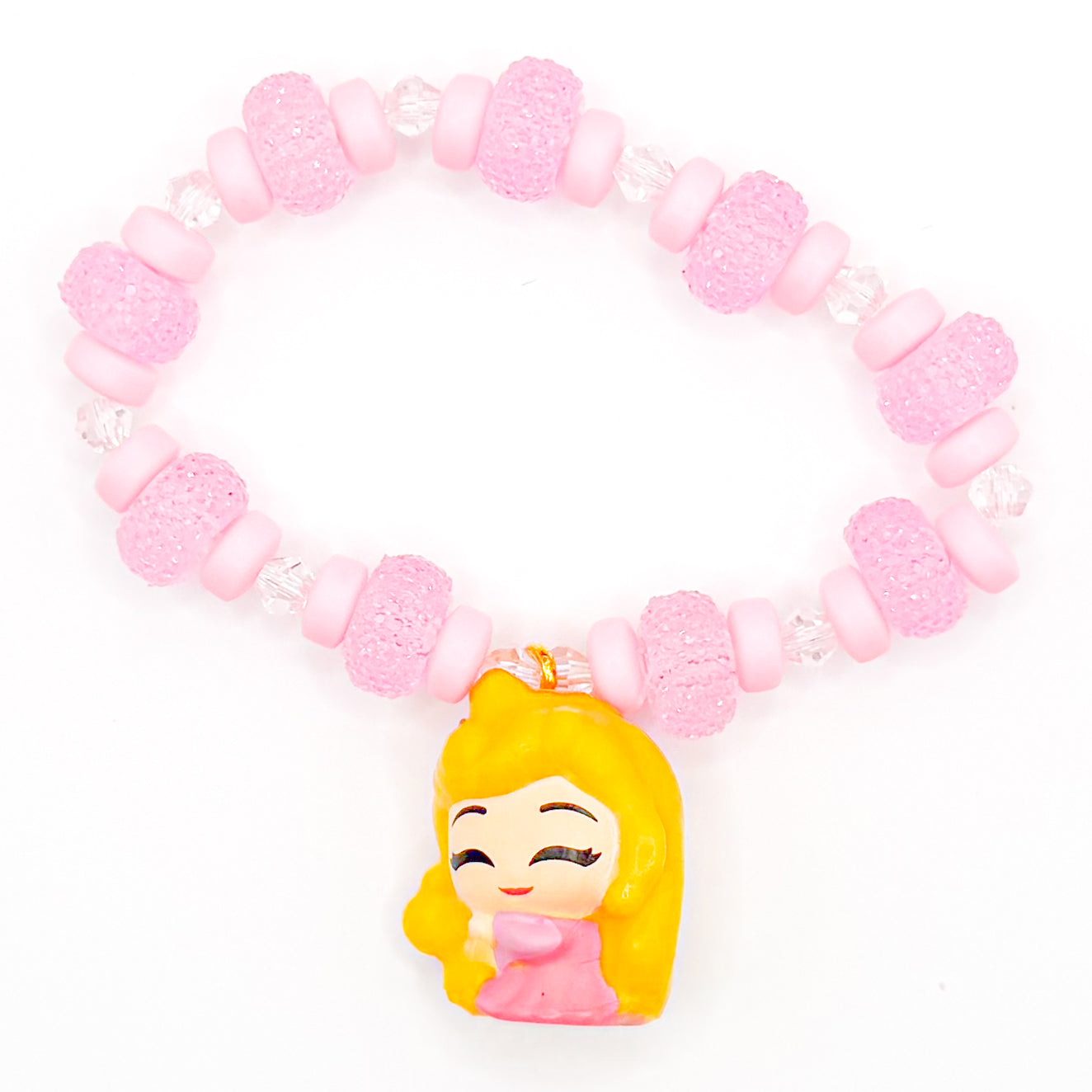 Pink Princess Beaded Bracelet