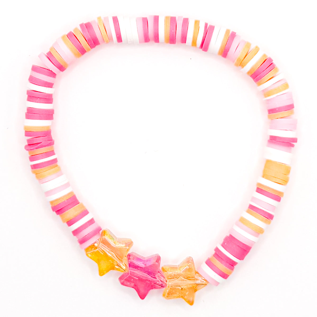 Island Girl Stars 1.0 Clay Beaded Bracelet