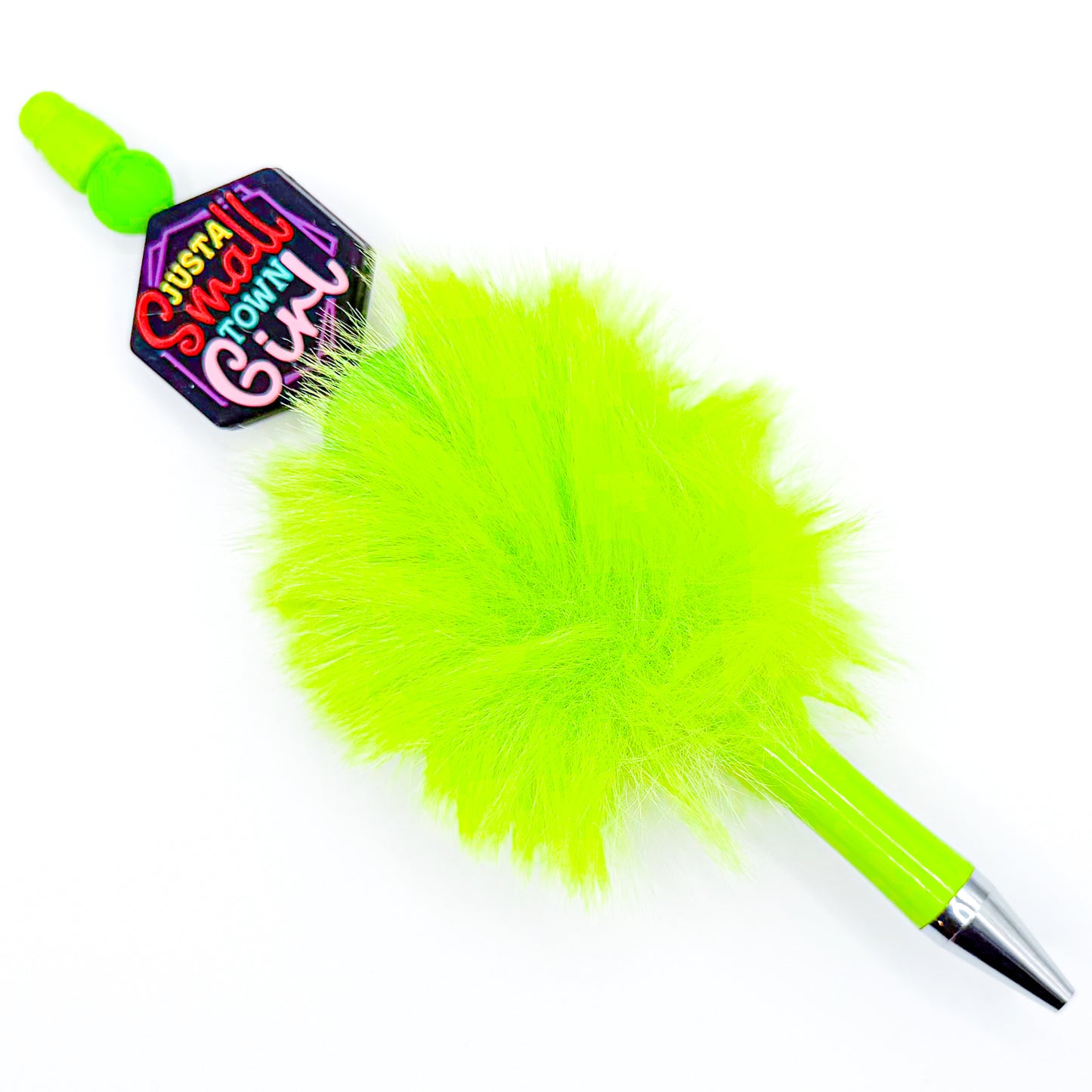 "Just a Small Town Girl" Fluffy Charm Pen