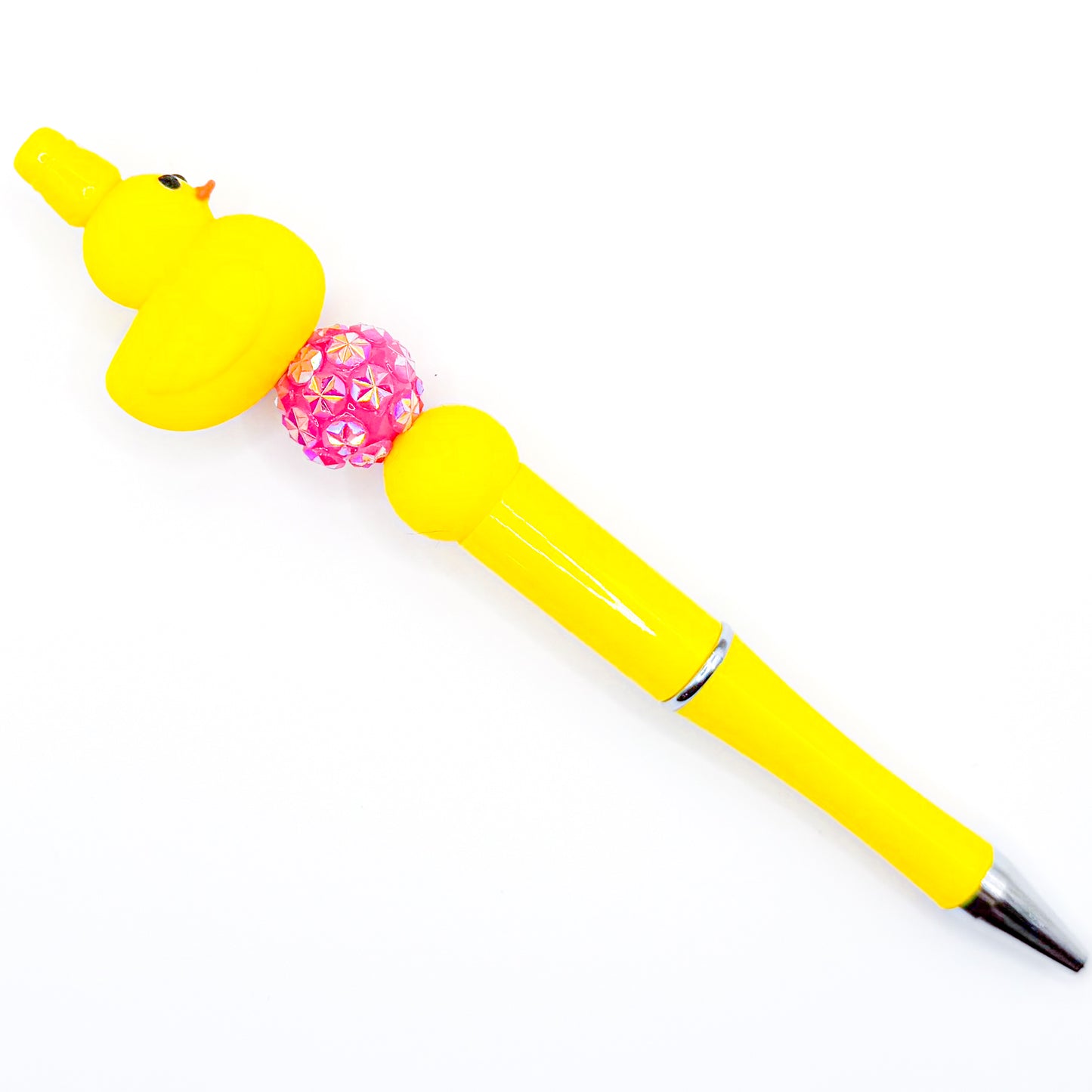Bright Yellow Duck Charm Pen
