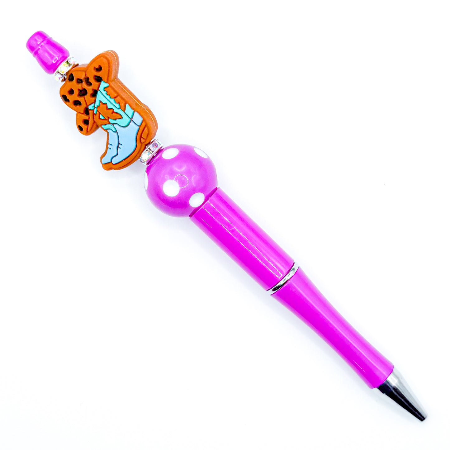 Pink Boots Charm Pen