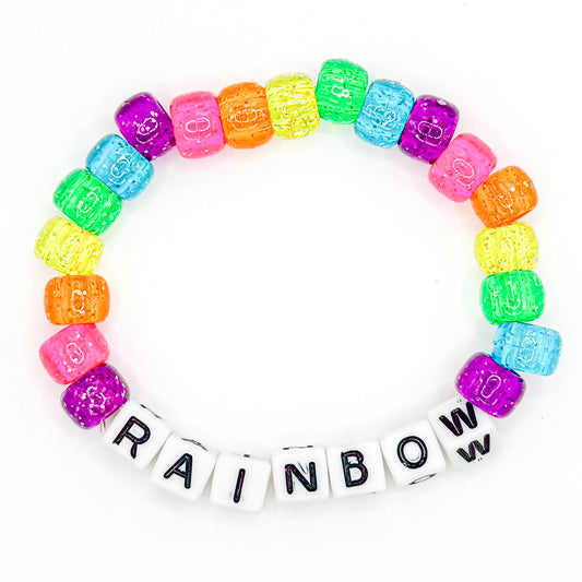 Colorful "Rainbow" Beaded Bracelet