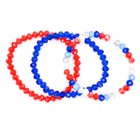 USA Stacker Bracelet Set