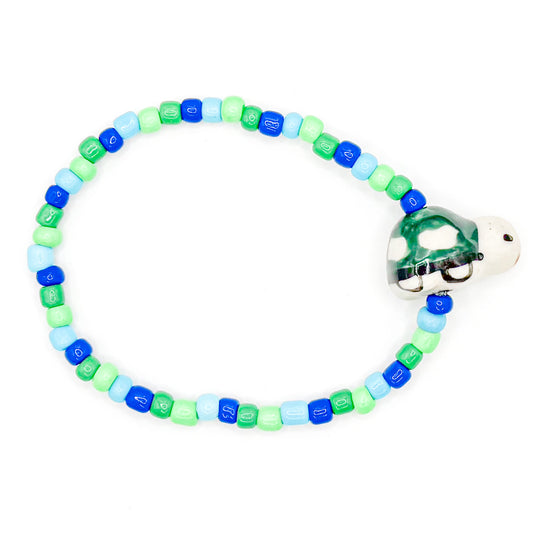 Cutie Little Turtle Seed Beaded Bracelet