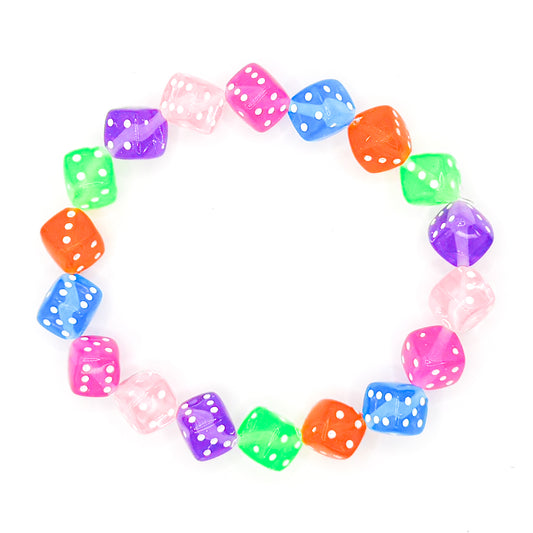 Lucky Dice Beaded Bracelet