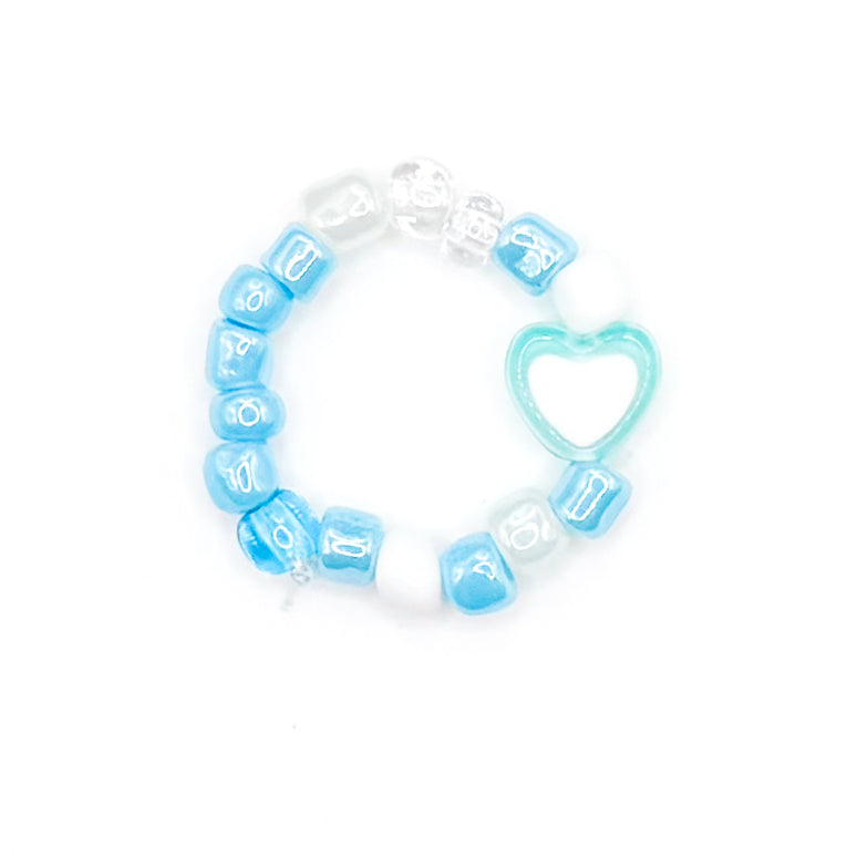 Lovely Blue Heart Ring