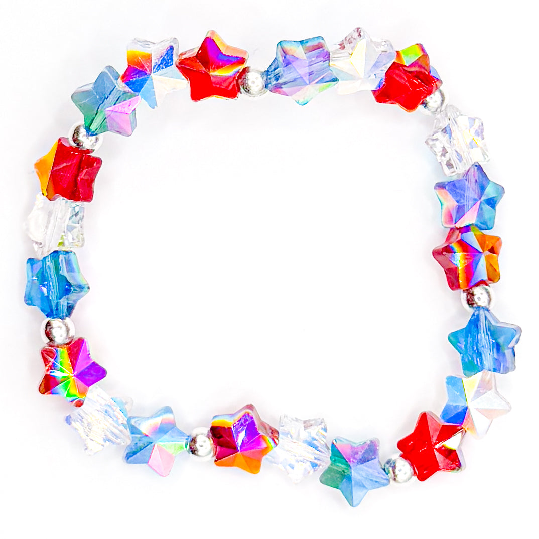 Shiny Stars Beaded Bracelet