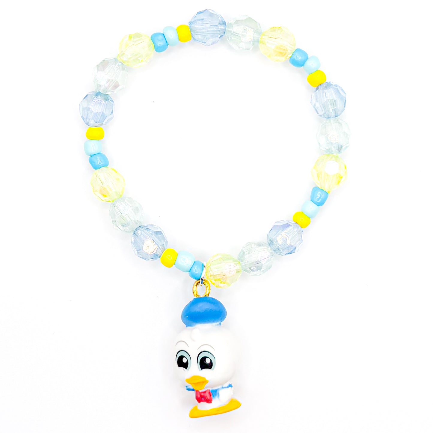 Mr. Duck Glass Beaded Bracelet