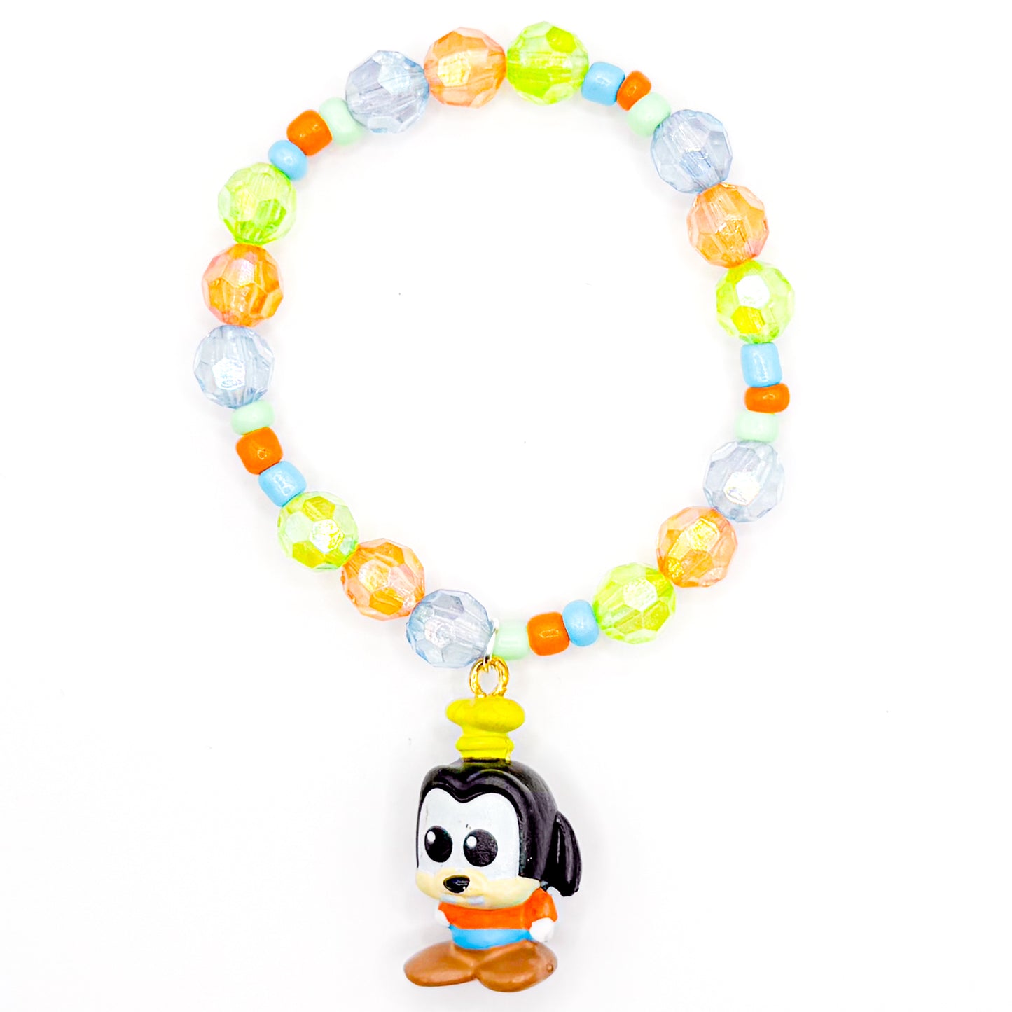 Silly Doggo Glass Beaded Bracelet