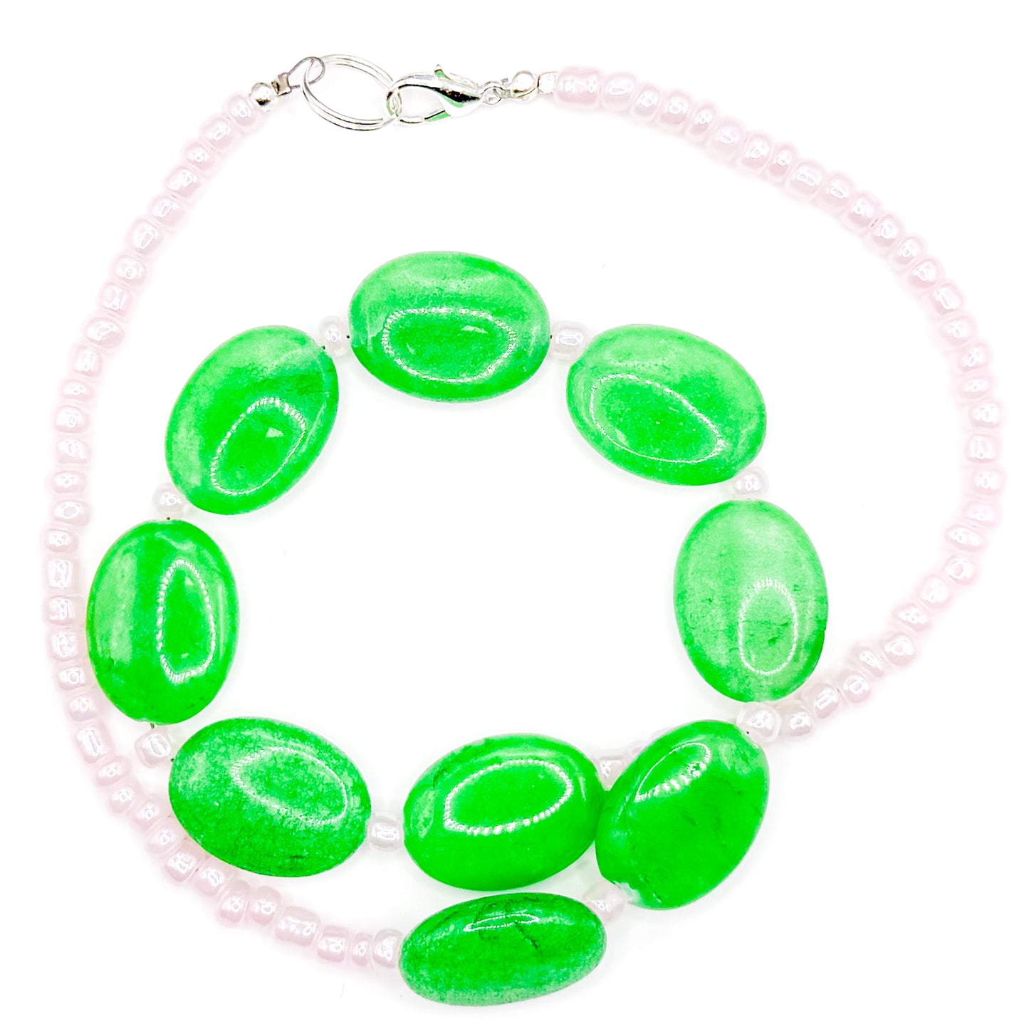 Green Gems 18 Inch Necklace