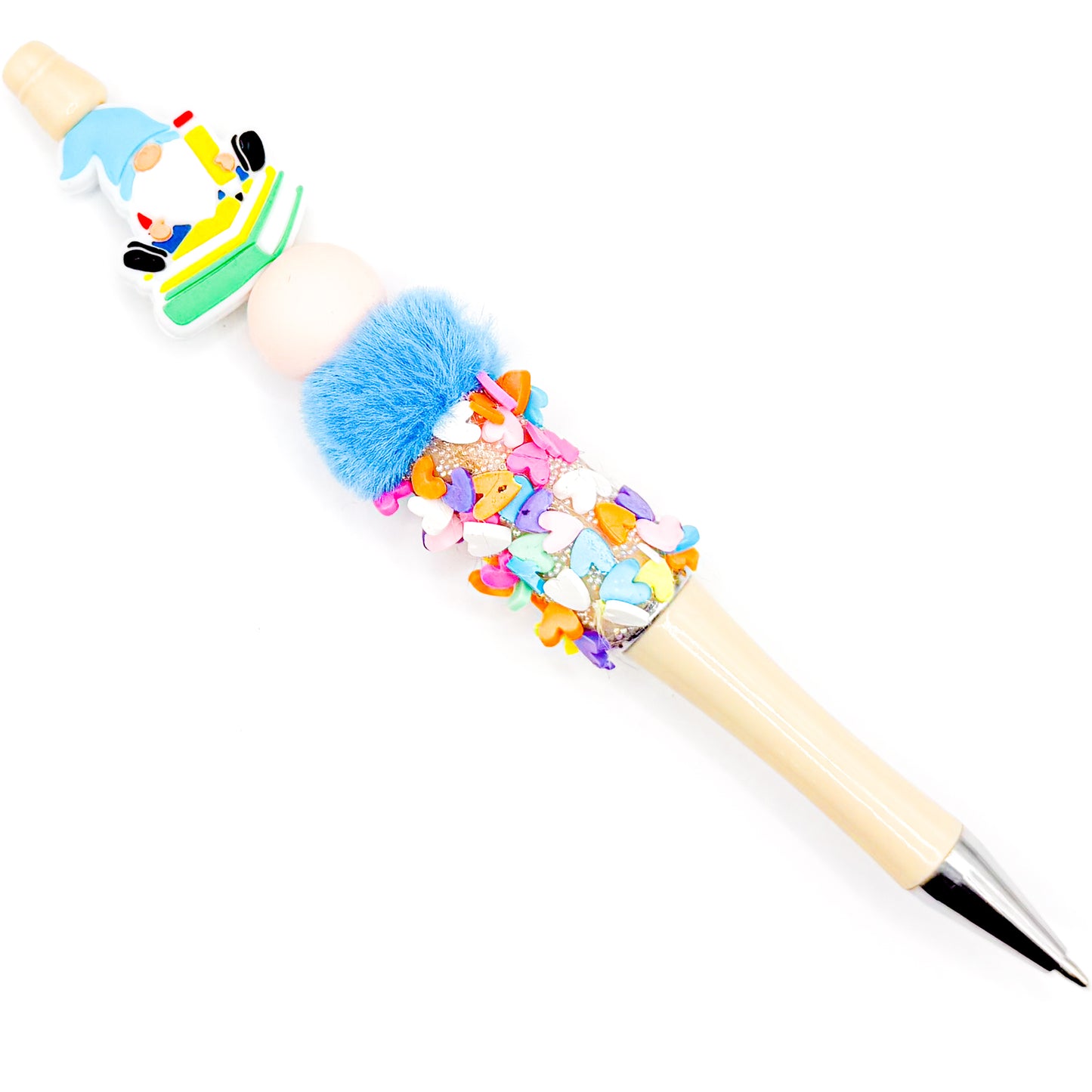 Confetti Gnome Charm Pen