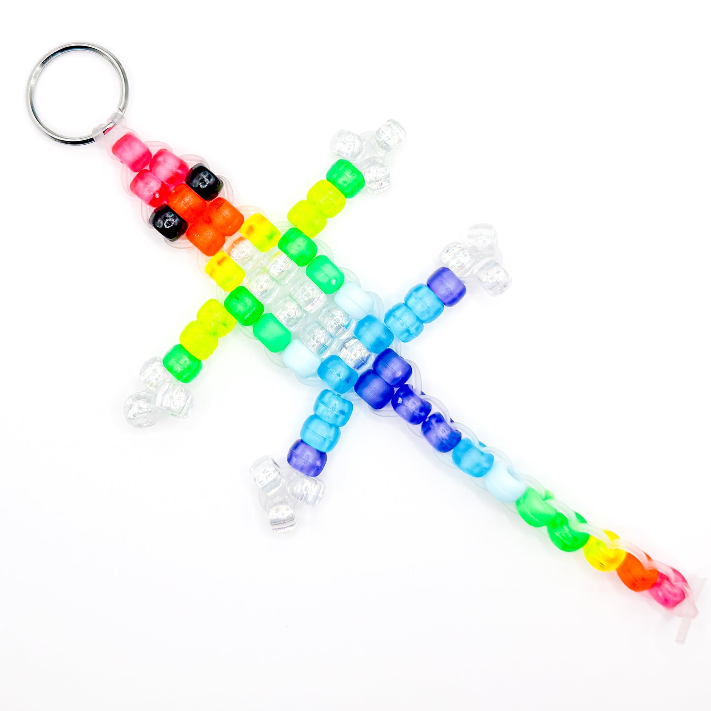 Rainbow Lizard Bag Charm