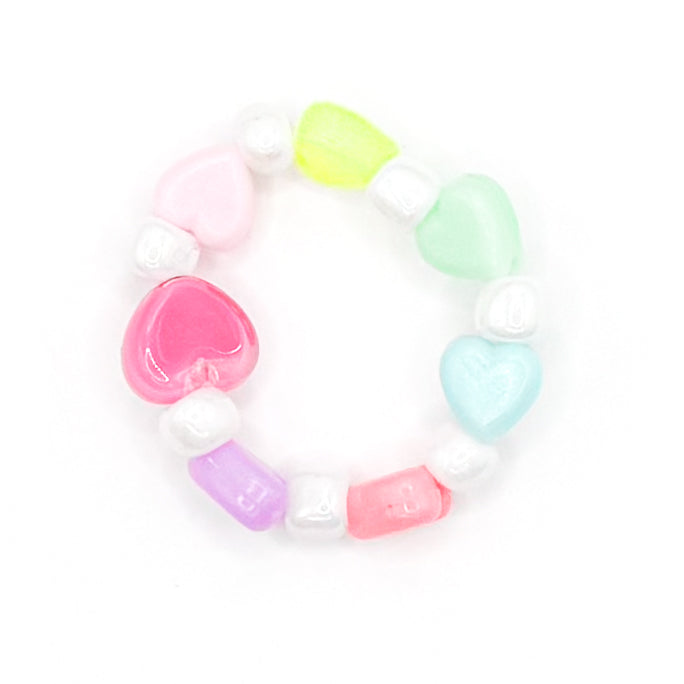 Rainbow Hearts Ring