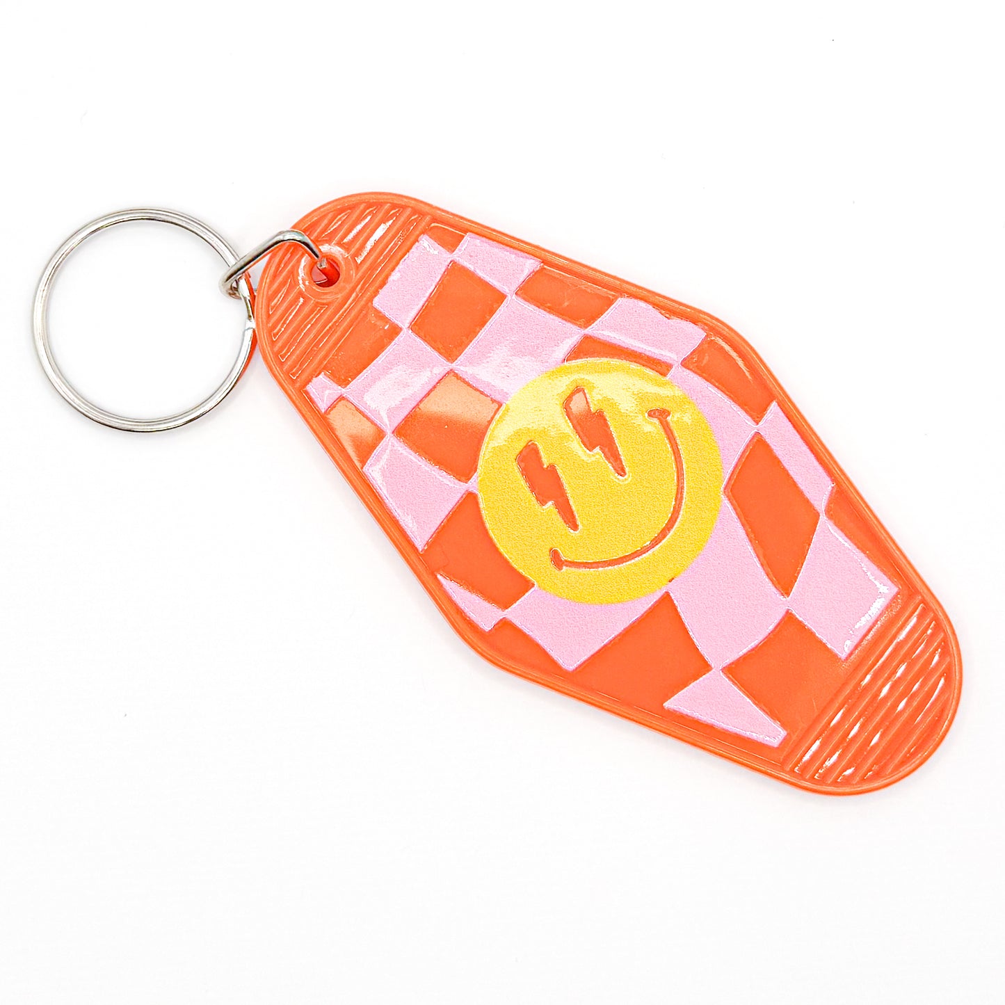 Orange Preppy Keychain