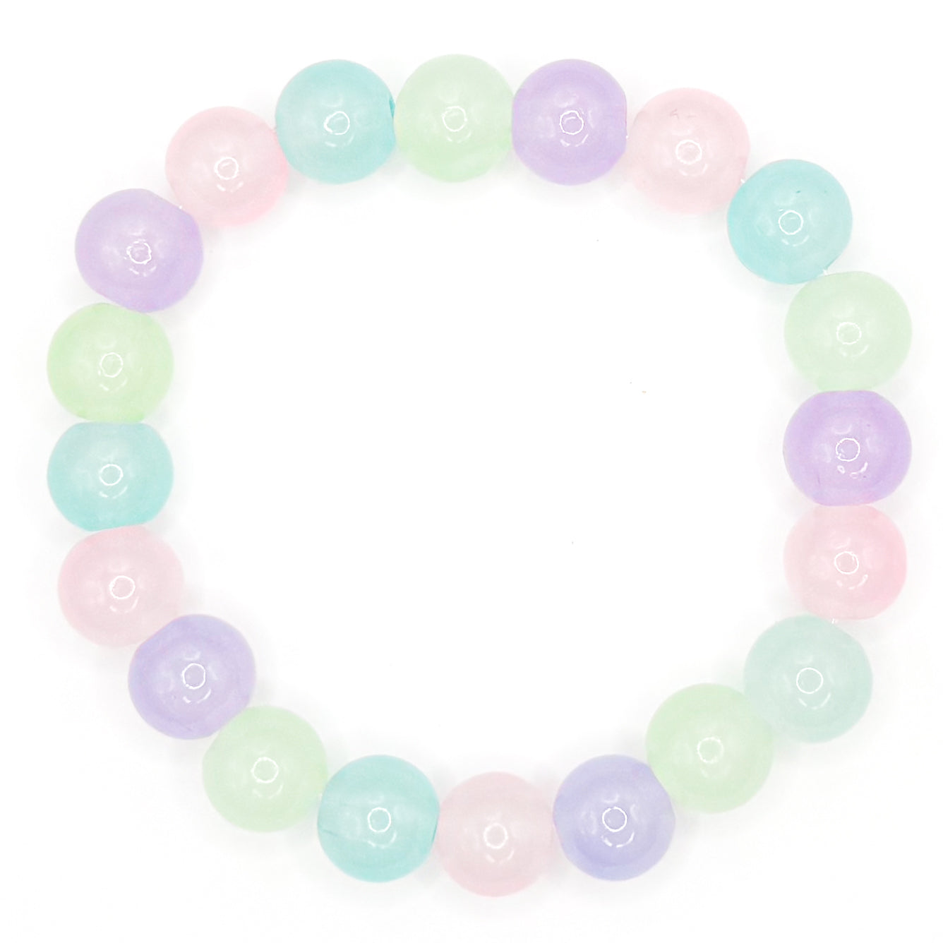 Groovy Night POP Glass Beaded Bracelet