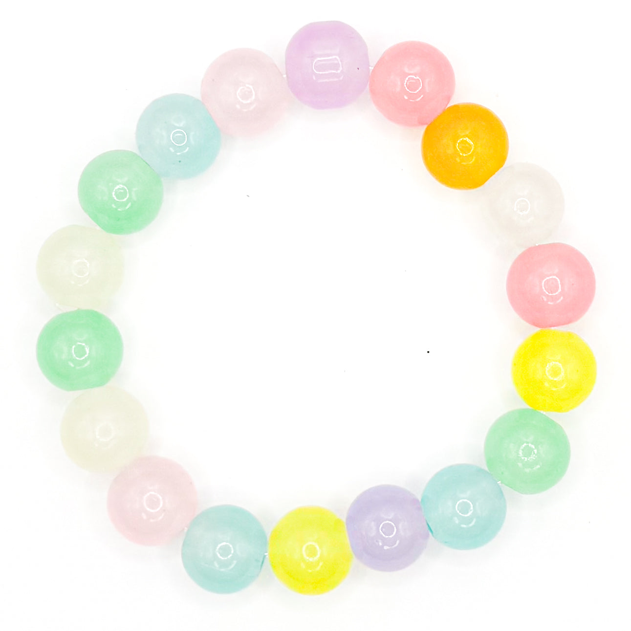 Colorful POP Glass Beaded Bracelet