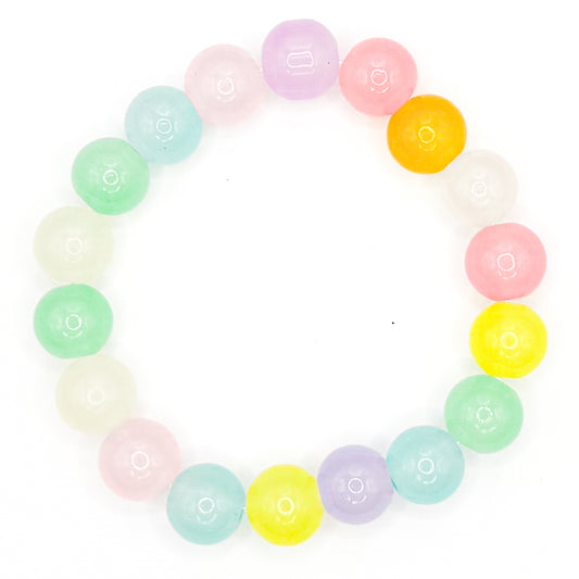 Colorful POP Glass Beaded Bracelet