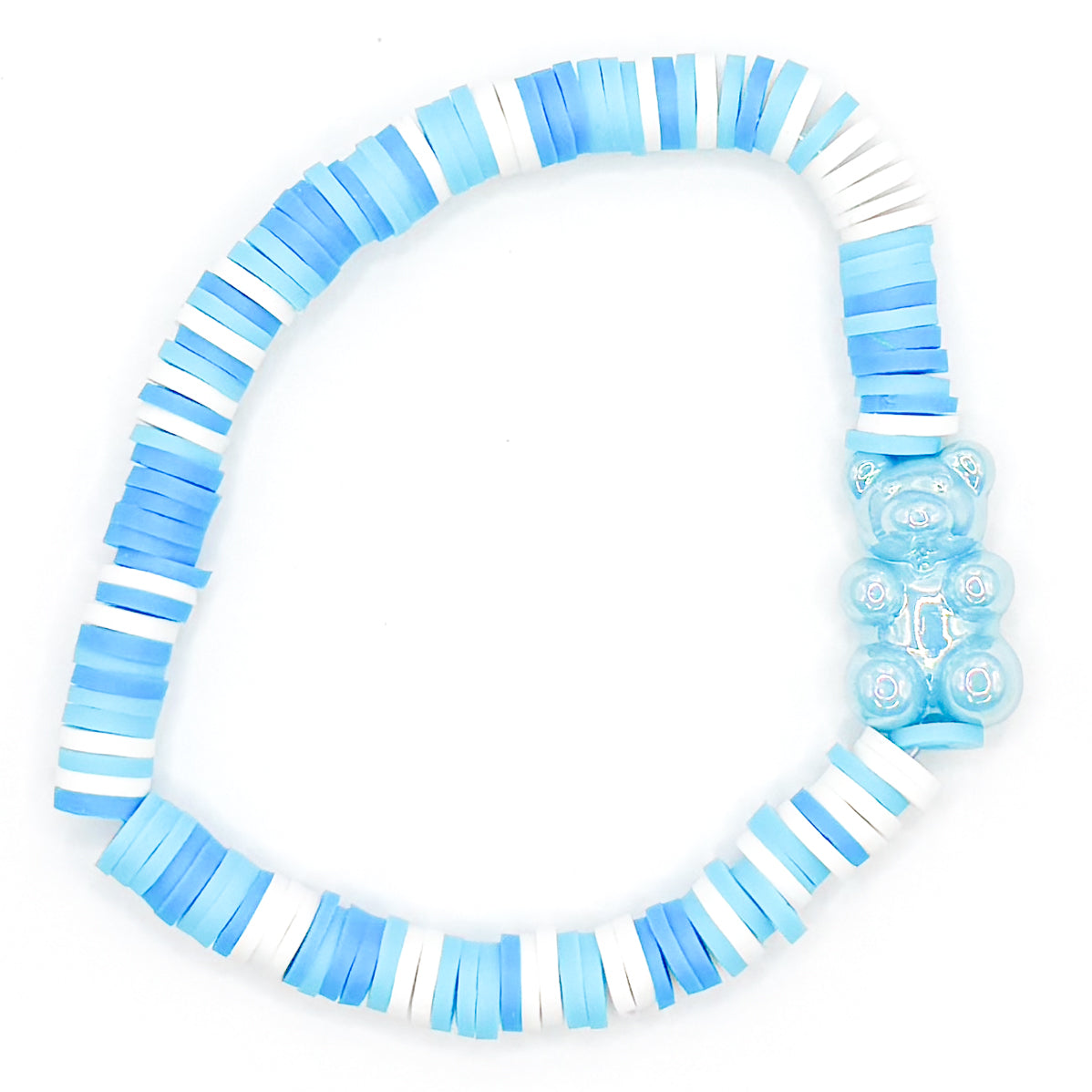 Sugar Rush Blue Era Clay Beaded Bracelet