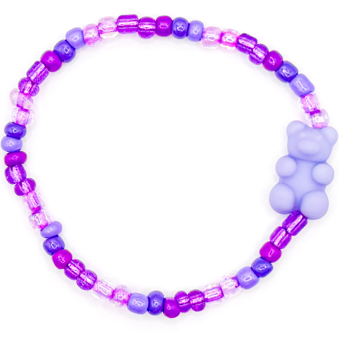 Purple Seed Bead Sugar Rush Bracelet