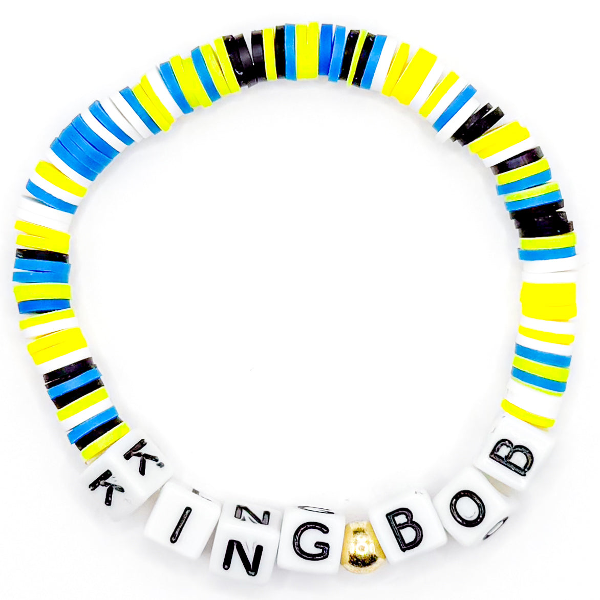 "King Bob" Clay Beaded Bracelet